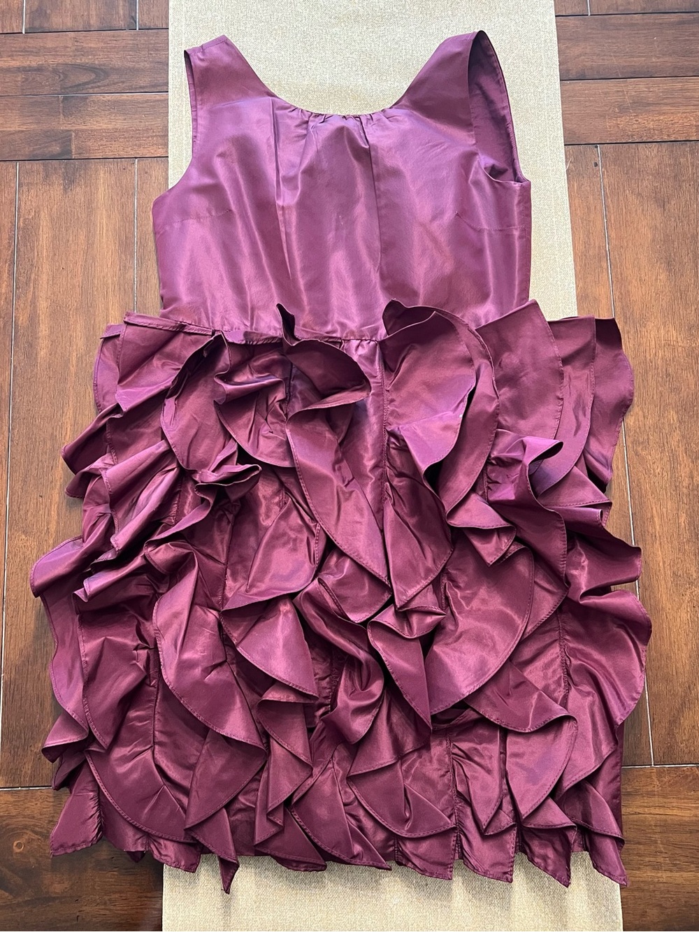 ❤️ J.Crew Satin Cocktail Dress in Plum